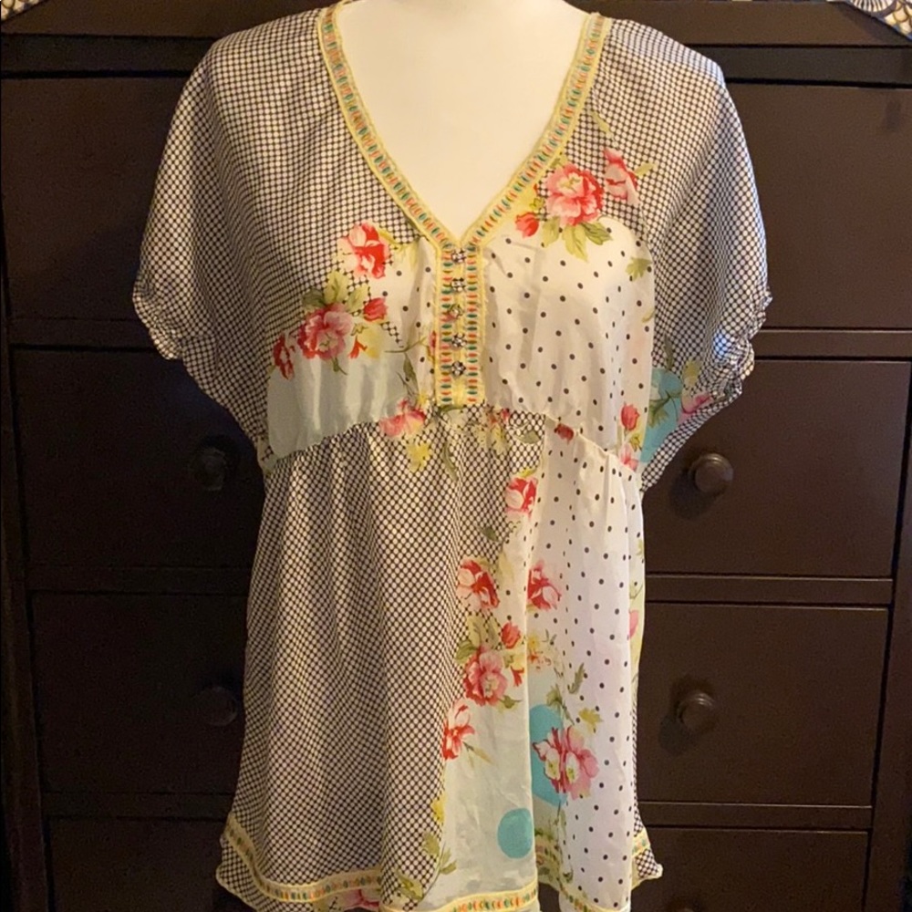 Johnny was silk blouse